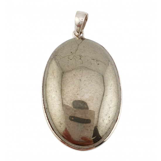 pendant pyrite silver