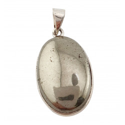 pendant pyrite silver