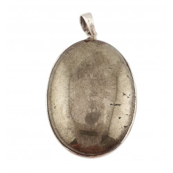 pendant pyrite silver