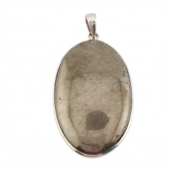 pendant pyrite silver