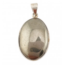 pendant pyrite silver
