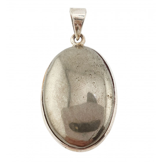 pendant pyrite silver