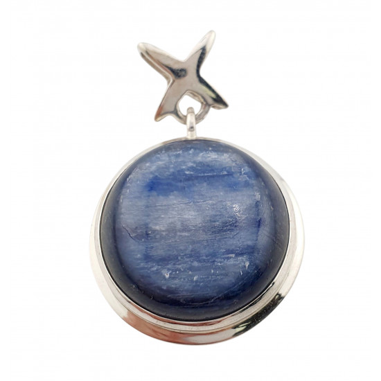 pendant kyanite silver
