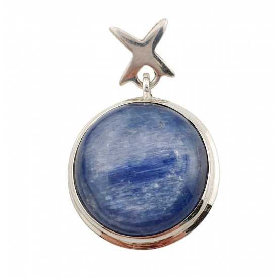 pendant kyanite silver