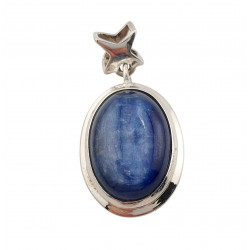 pendant kyanite silver