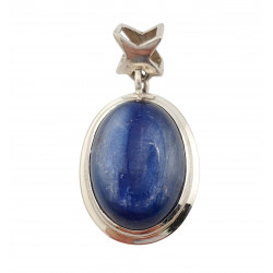 pendant kyanite silver