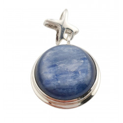 pendant kyanite silver