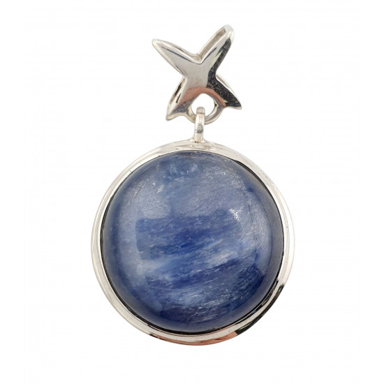 pendant kyanite silver