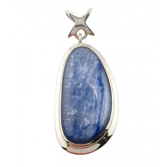 pendant kyanite silver