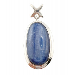 pendant kyanite silver