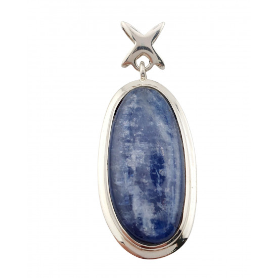 pendant kyanite silver