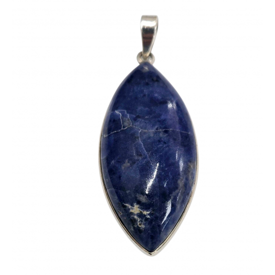 pendant sodalite silver