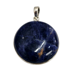 pendentif sodalite argent