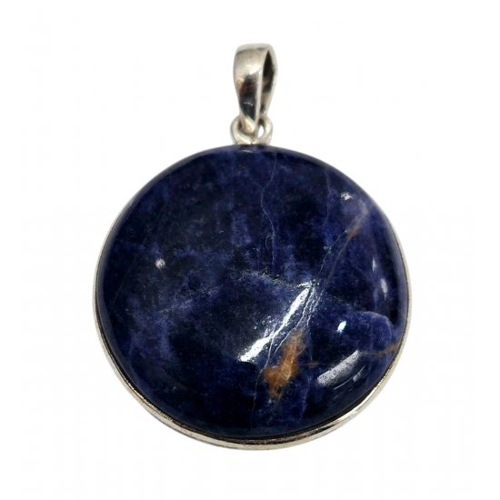 pendant sodalite silver