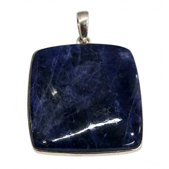 pendant sodalite silver