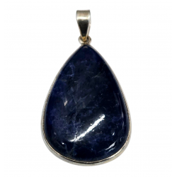 pendant sodalite silver