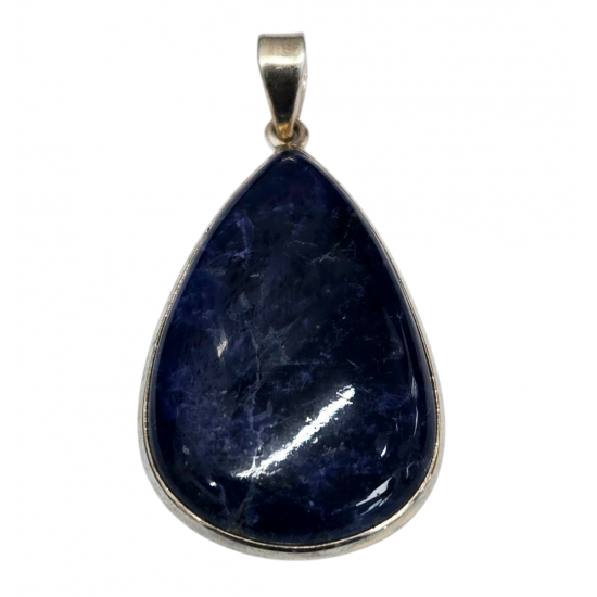 pendant sodalite silver