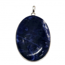 pendant sodalite silver