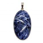 pendant sodalite silver