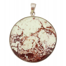 pendentif Nickelo-magnesite  argent