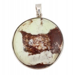 pendentif Nickelo-magnesite  argent