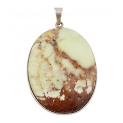 pendentif Nickelo-magnesite  argent