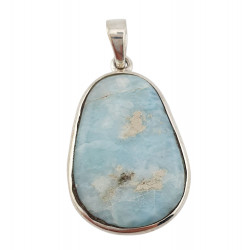 pendentif larimar argent