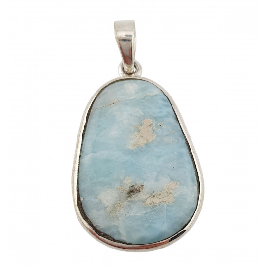 pendant larimar silver