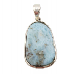 pendentif larimar argent