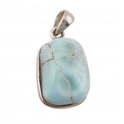 pendentif larimar argent