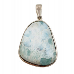 pendentif larimar argent