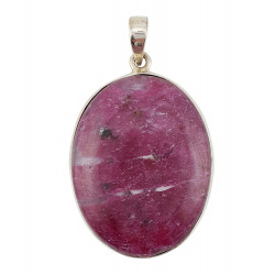 pendant ruby silver