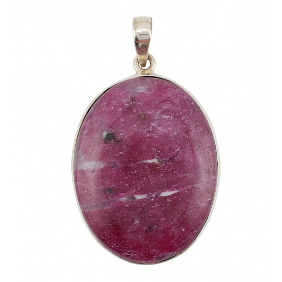pendant ruby silver