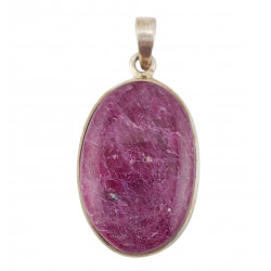 pendant ruby silver