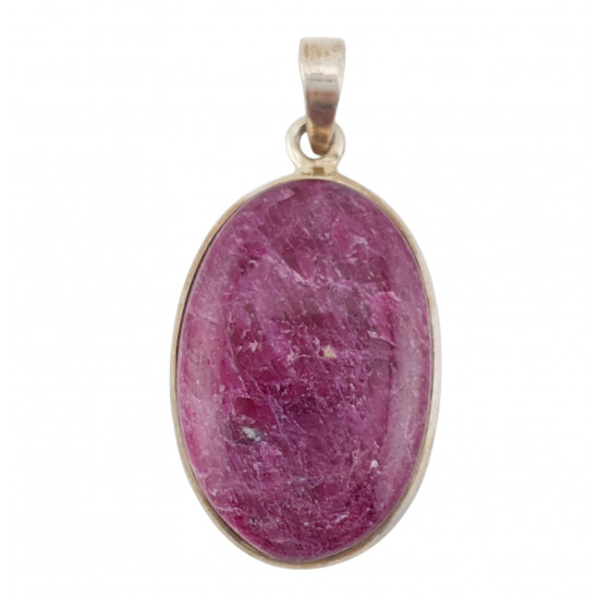 pendant ruby silver