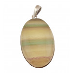 pendant fluorite silver