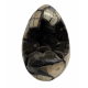 black septarian egg