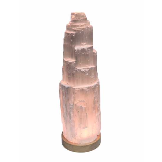 LED Display (Wood Base 6 cm x 2 cm) with USB Adapter White Light