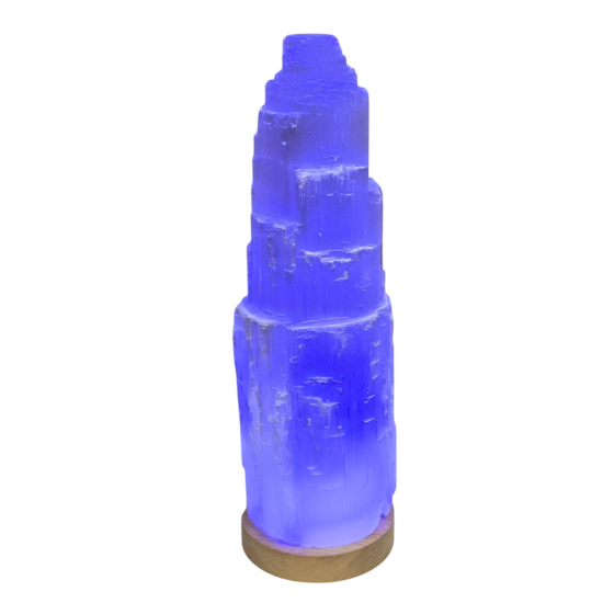 LED Display (Wood Base 10 cm x 2 cm) with USB Adapter Color Light