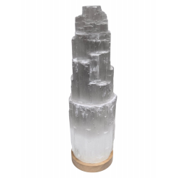 tower selenite with light