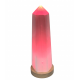 obelisk selenite with light