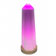 obelisk selenite with light