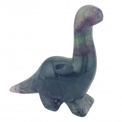 Dinosaur diplodocus fluorite