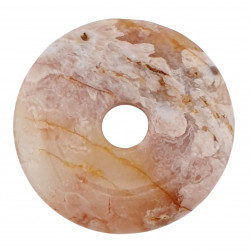 flower agate donut 4 cm