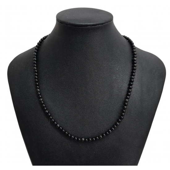 rainbow obsidian necklace 4mm