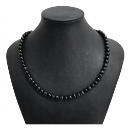 rainbow obsidian necklace 6mm