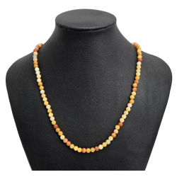 Collier aventurine Jaune 4mm