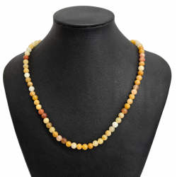 Collier aventurine Jaune 6mm