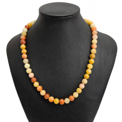 Yellow aventurine necklace 8mm
