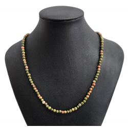 Collier unakite 4mm